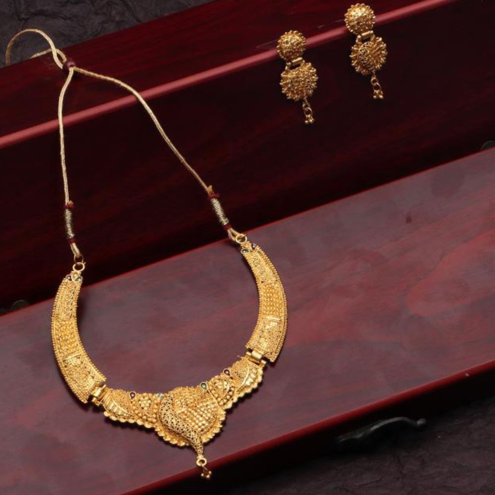 Jewelmaze Graceful Forming Look Jewelry Set for Special Occasions