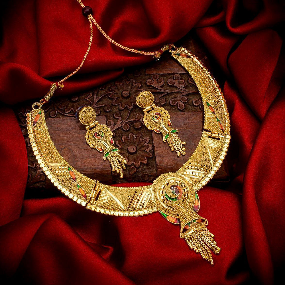 Jewelmaze Graceful Forming Look Jewelry Set for Special Occasions