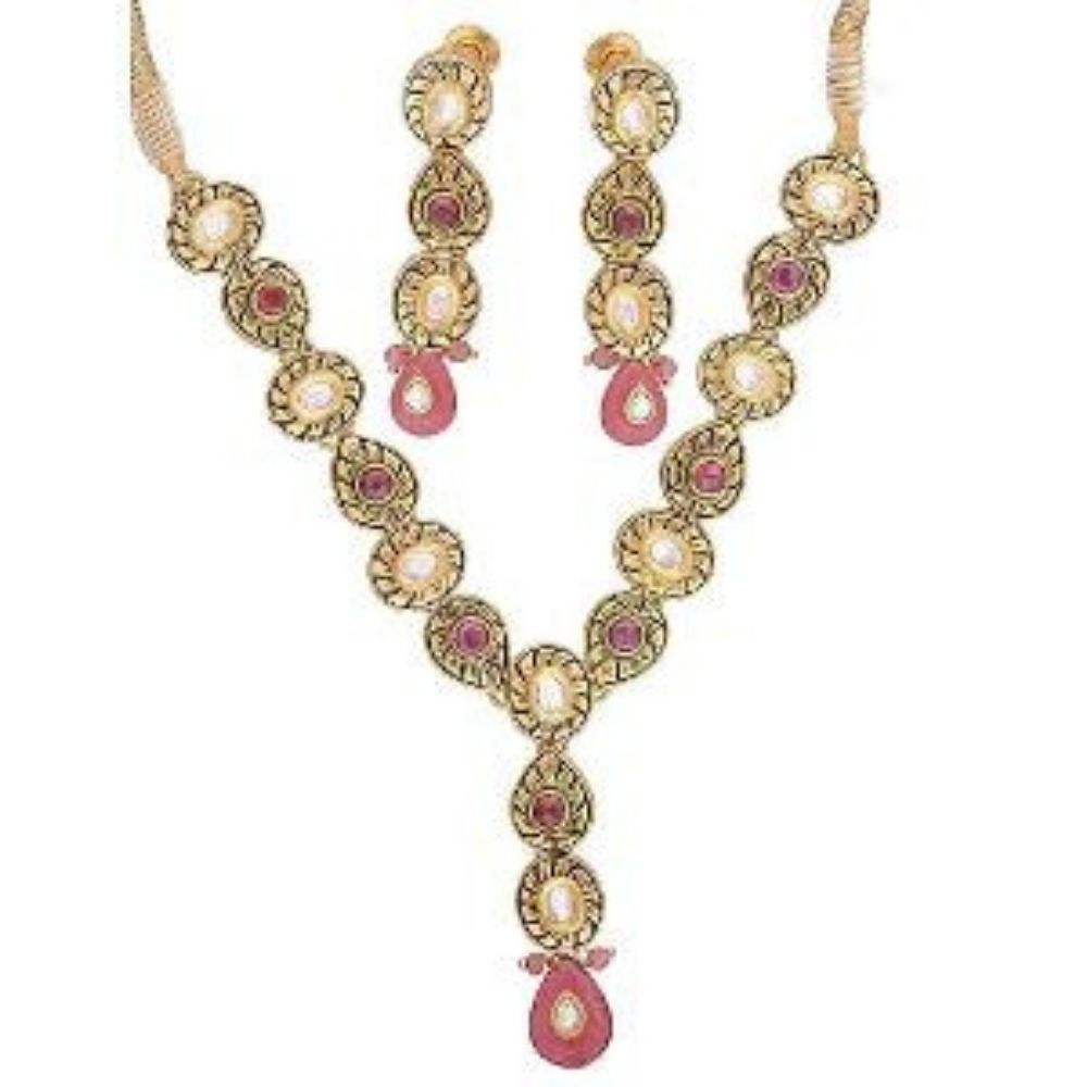JewelMaze Elegant Austrian Stone Necklace Set