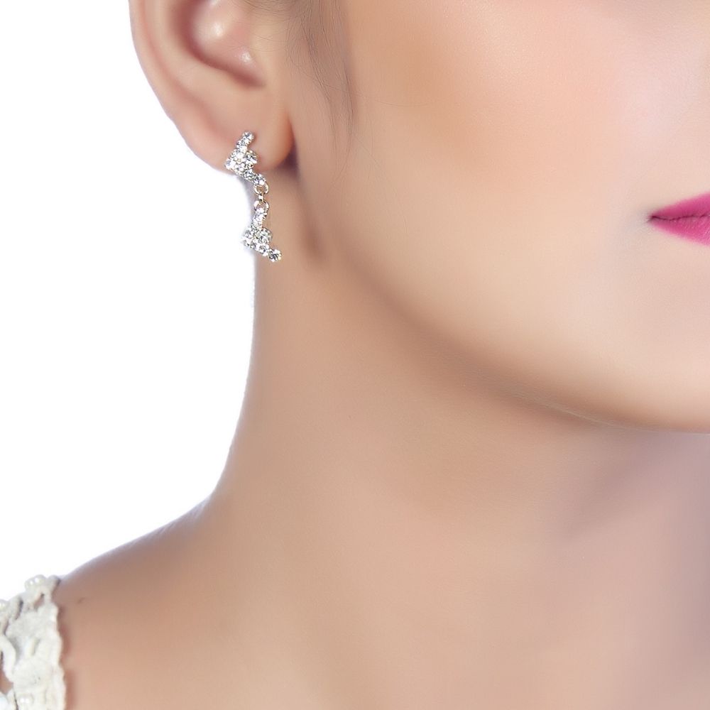 JewelMaze Elegant Austrian Stone Necklace Set