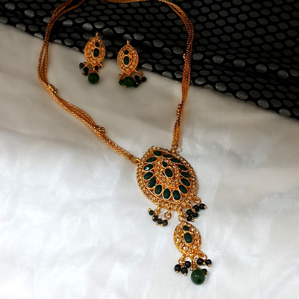 JewelMaze Designer Austrian Stone Necklace Set for women