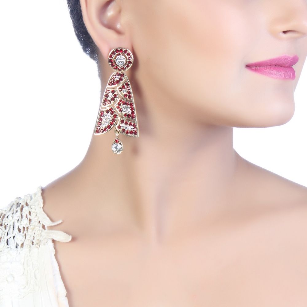 JewelMaze Elegant Austrian Stone Choker Necklace Set