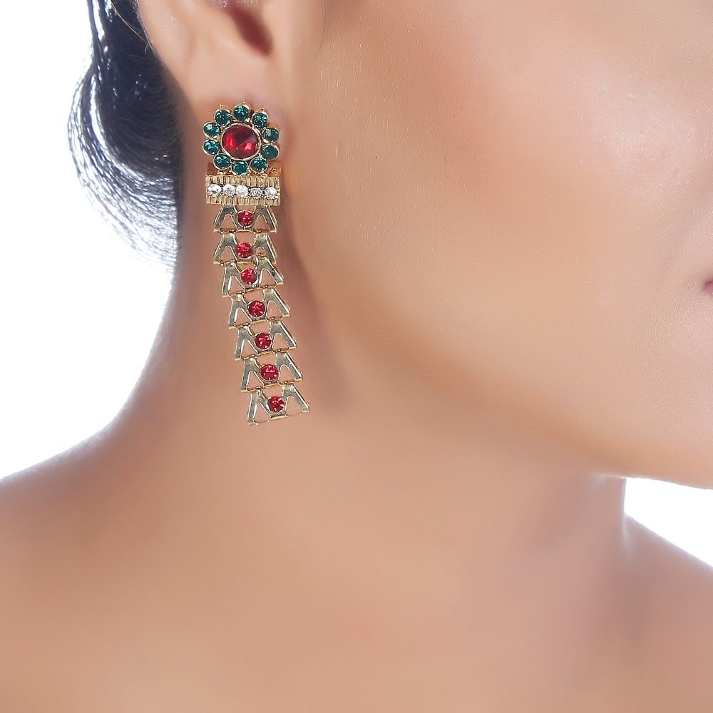 Jewelmaze Exclusive Austrian Stone Necklace Set Stylish Jewelry for Women