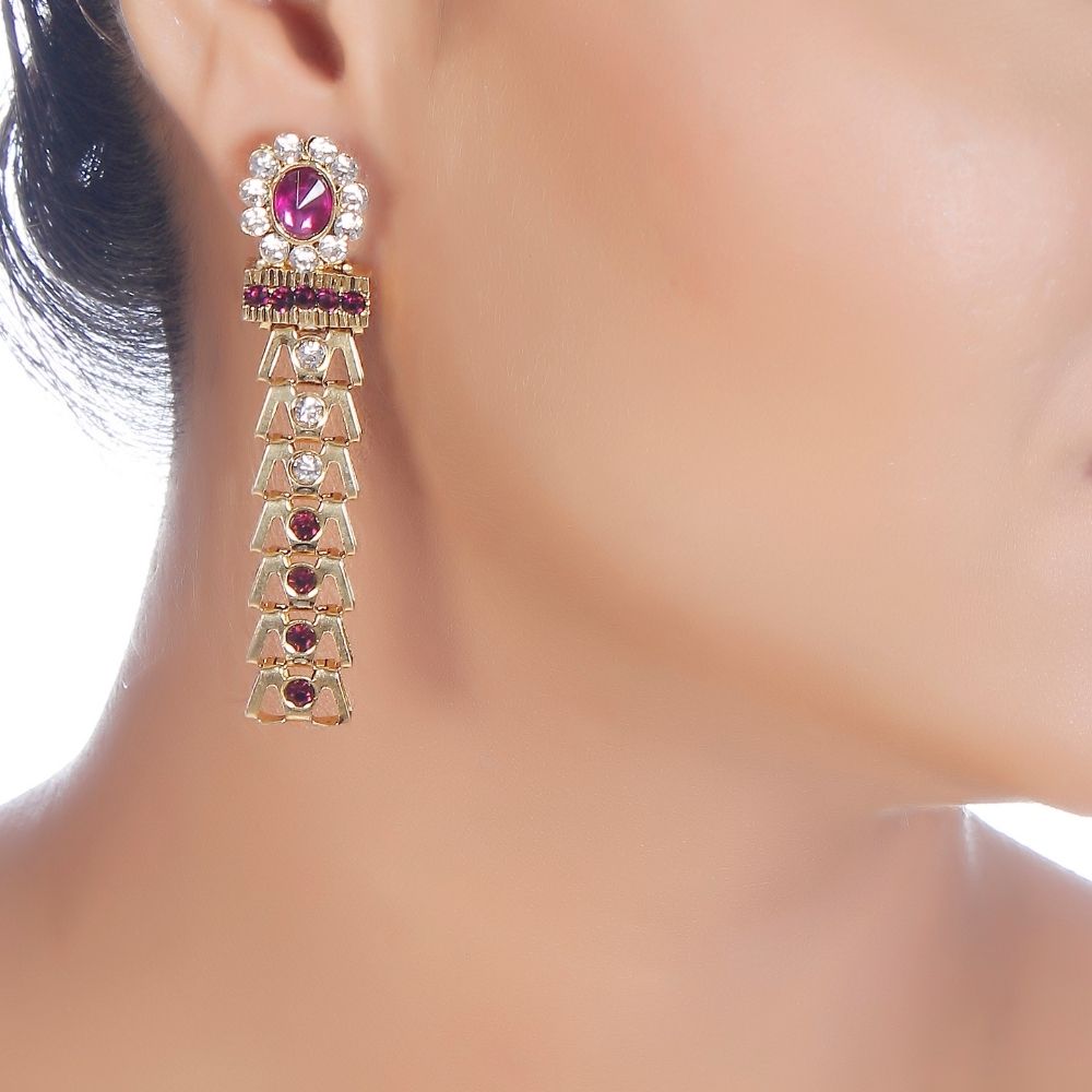 Jewelmaze Exclusive Austrian Stone Necklace Set Stylish Jewelry for Women