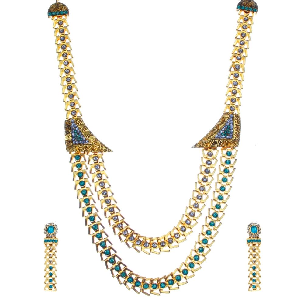 Jewelmaze Exclusive Austrian Stone Necklace Set Stylish Jewelry for Women