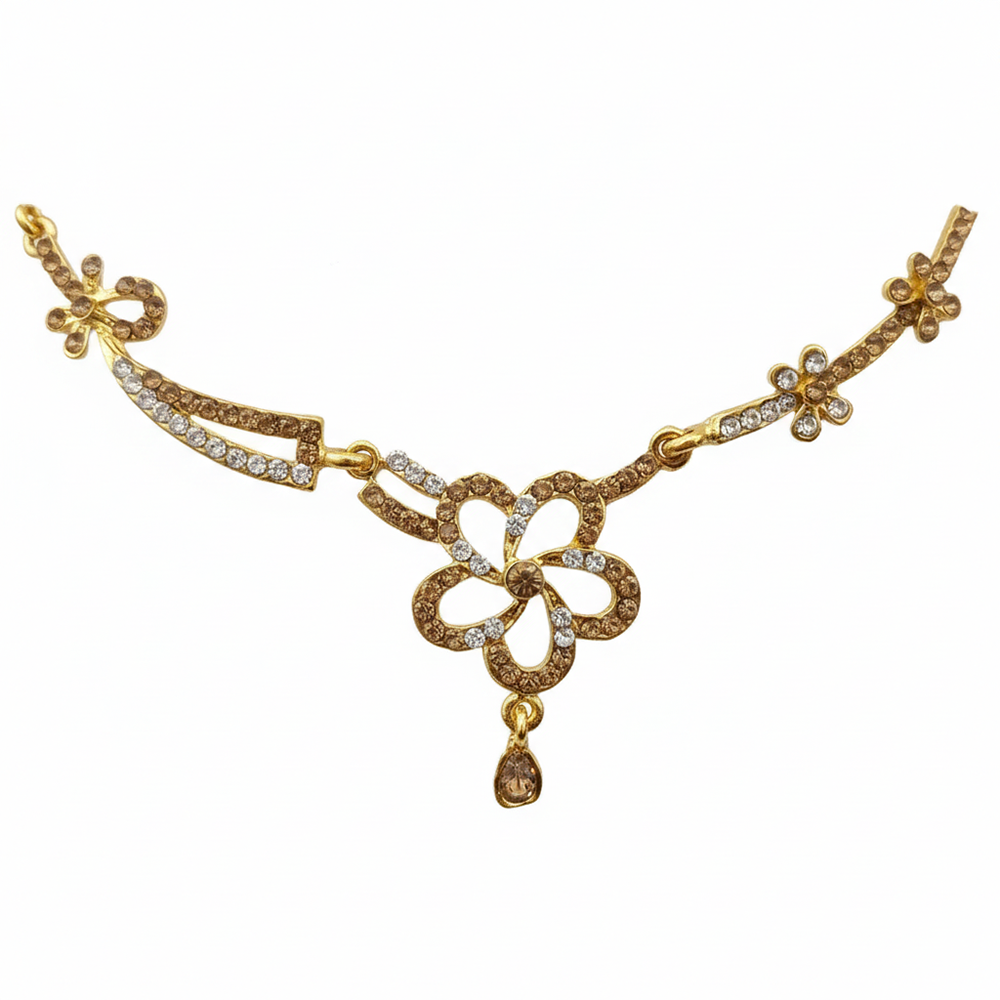 JewelMaze Sparkling Austrian Stone Necklace Set