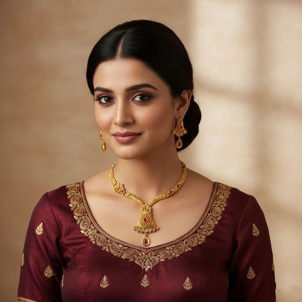 JewelMaze Traditional Austrian Crystal Necklace Set