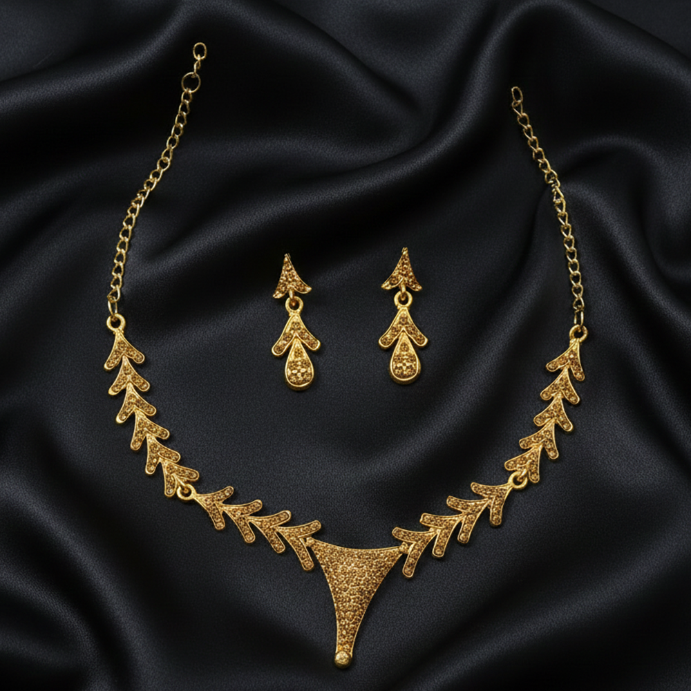JewelMaze Designer Austrian Stone Necklace Set