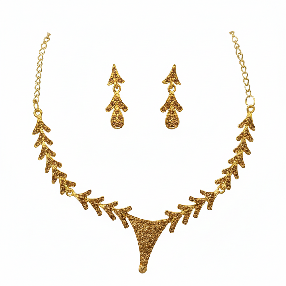 JewelMaze Designer Austrian Stone Necklace Set