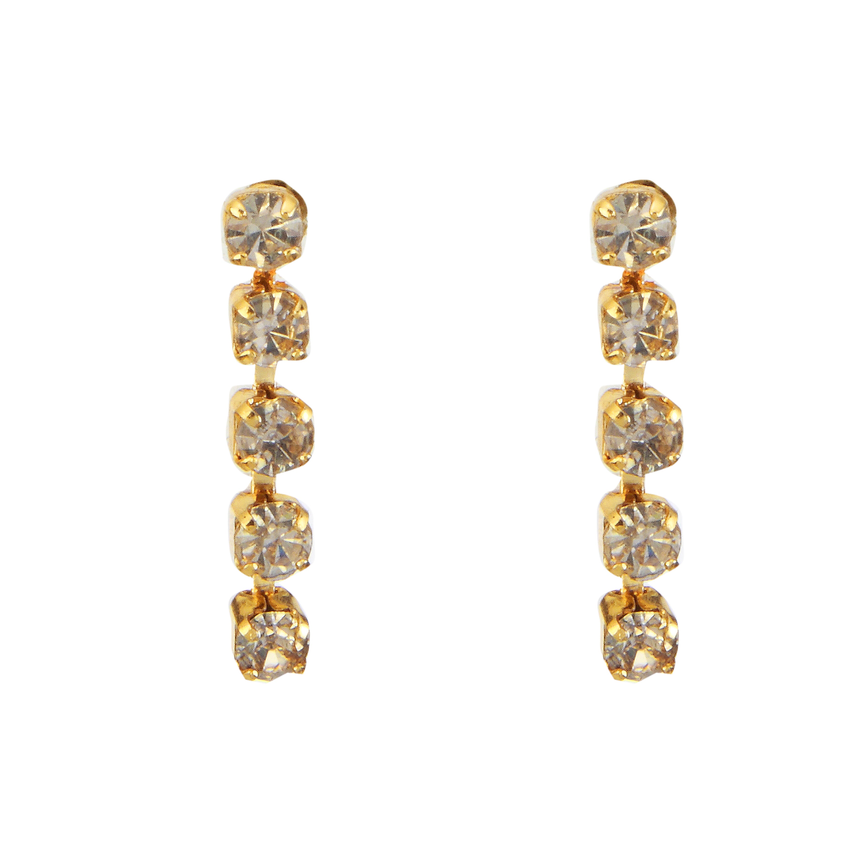 JewelMaze Gold Plated Necklace Set With Bracelet