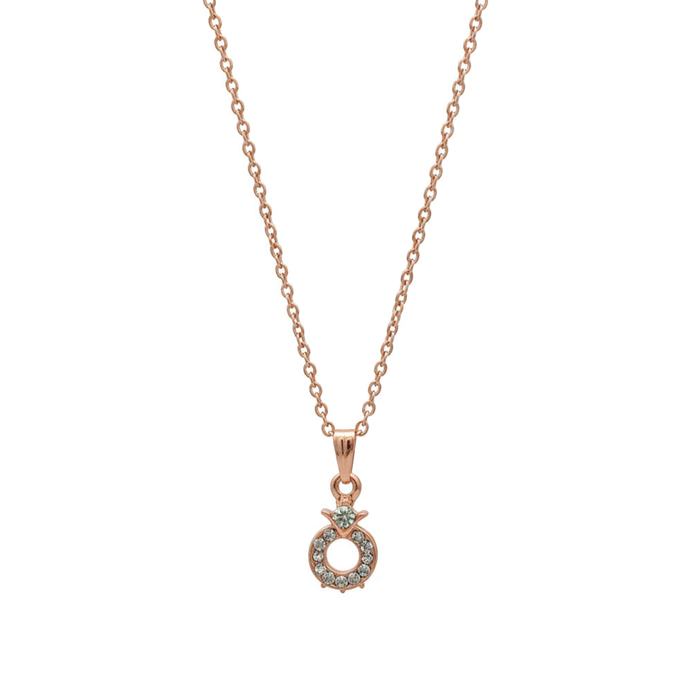 JewelMaze Lightweight Circle Chain Pendent For Everyday wear