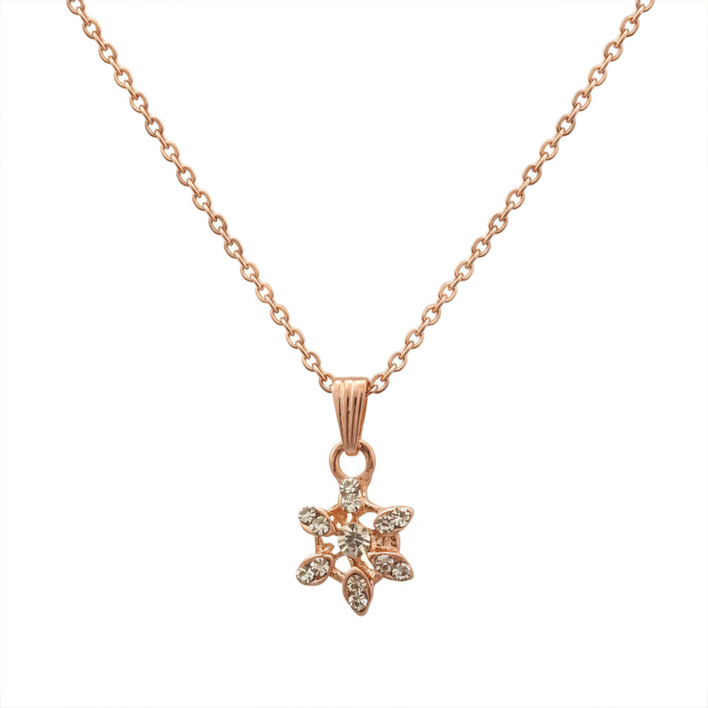 JewelMaze Star Design Chain Pendent set for womens