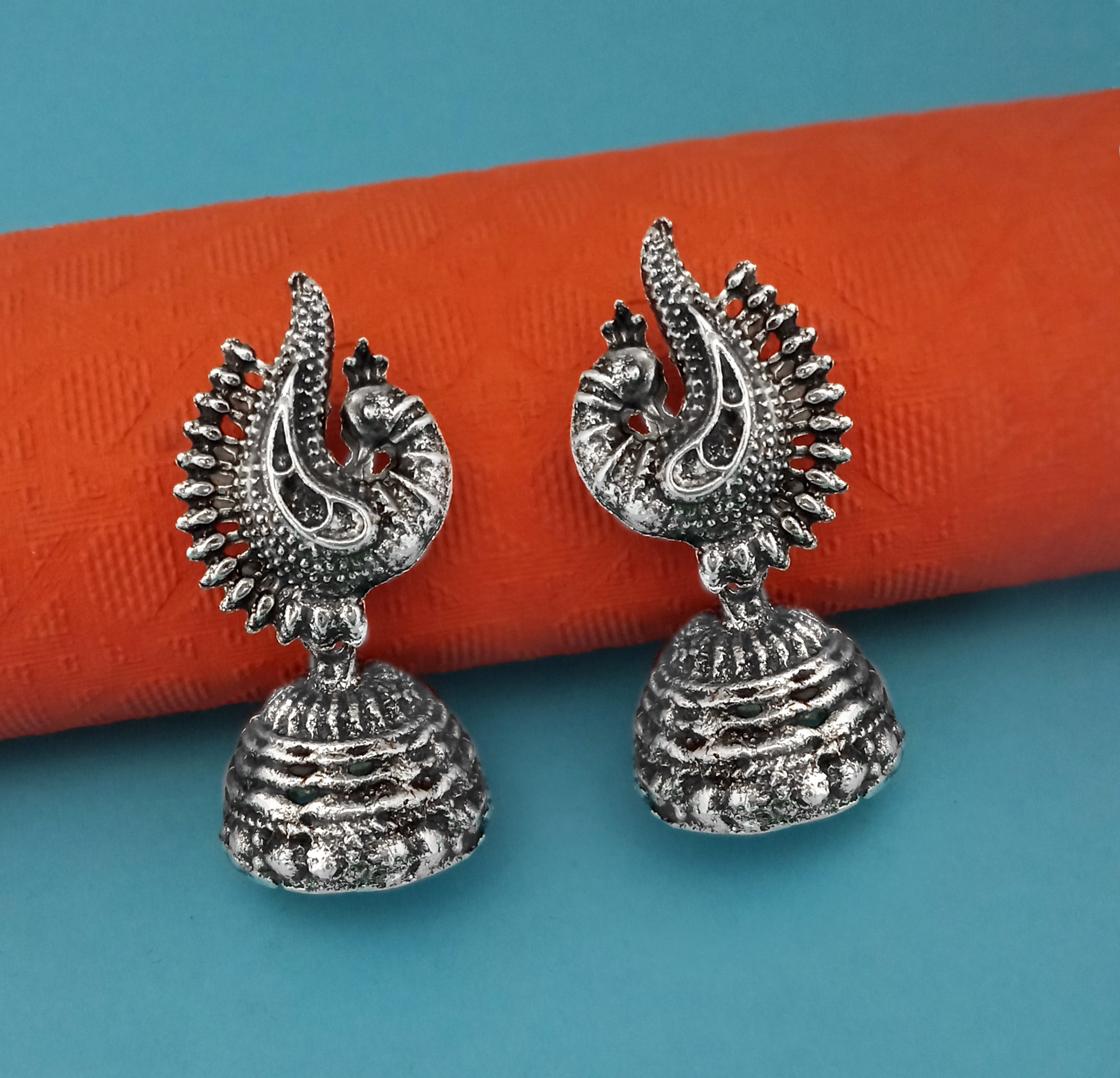 JewelMaze Oxidised Plated Stylish Earrings