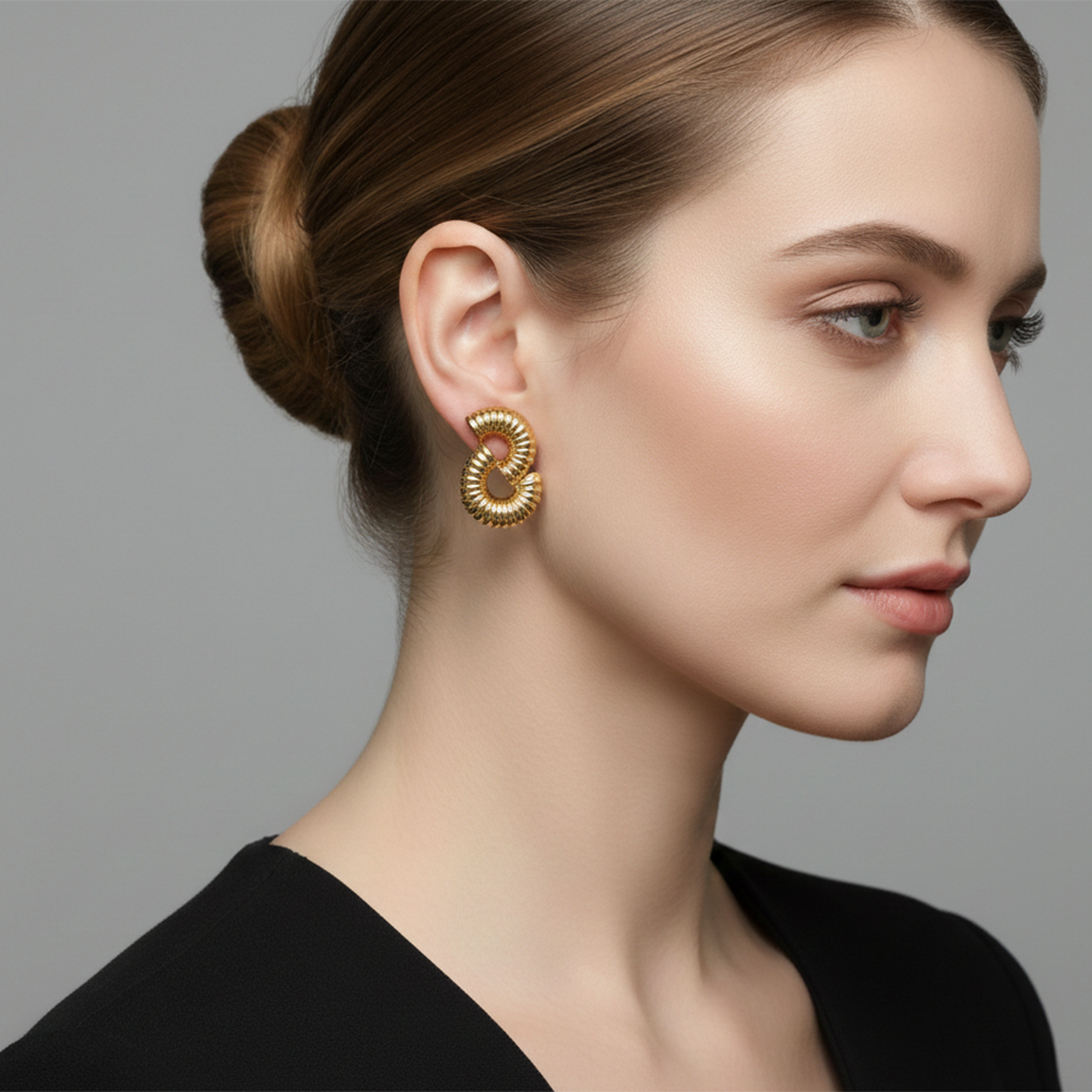 JewelMaze Stylish Anti Tarnish Earrings