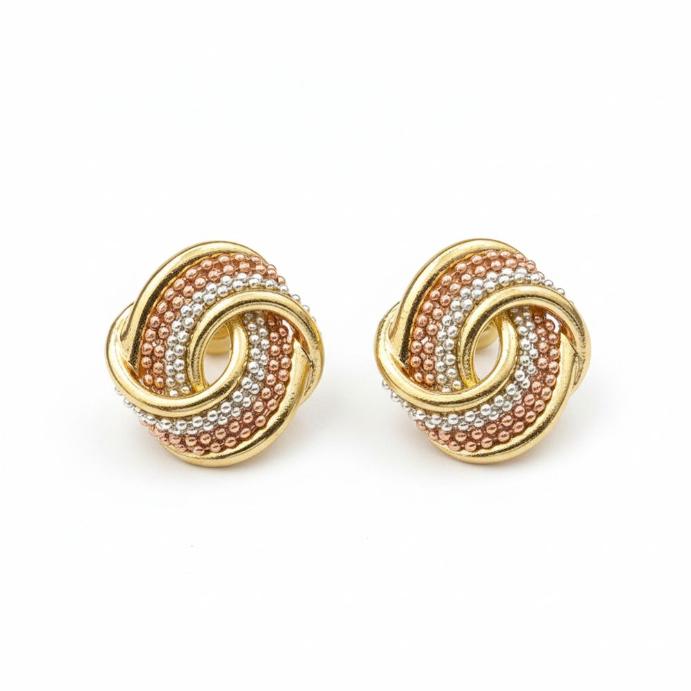 JewelMaze Anti-Tarnish Gold Tone Earrings for Women