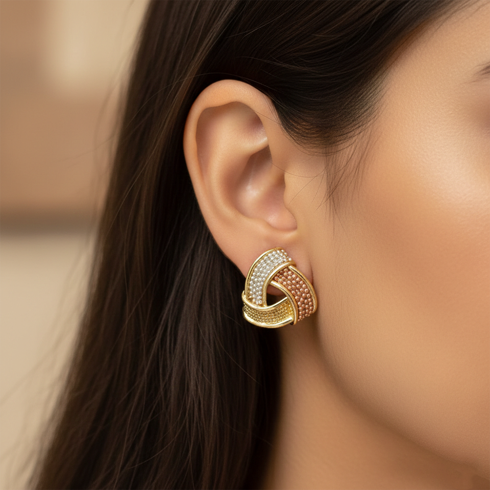 JewelMaze Premium Anti-Tarnish Designer Earrings