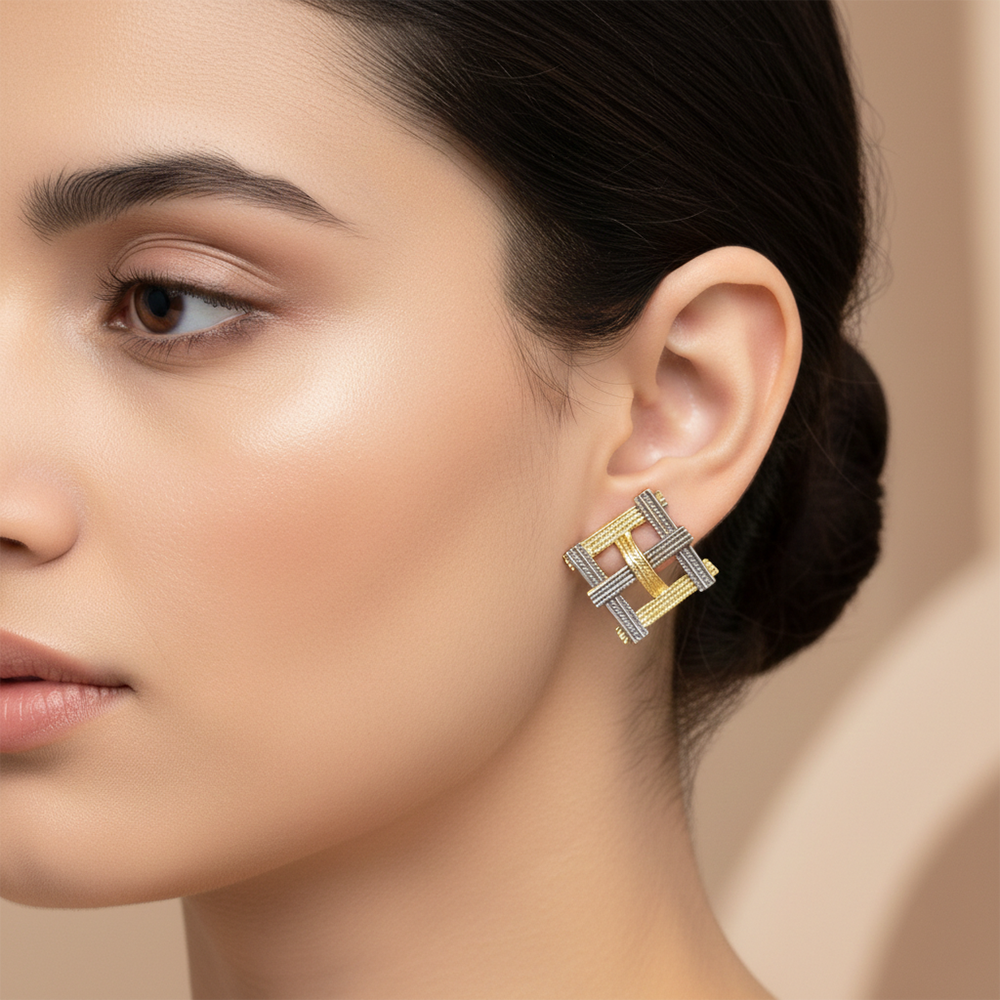 JewelMaze Elegant Anti-Tarnish Earrings for Daily & Festive Wear