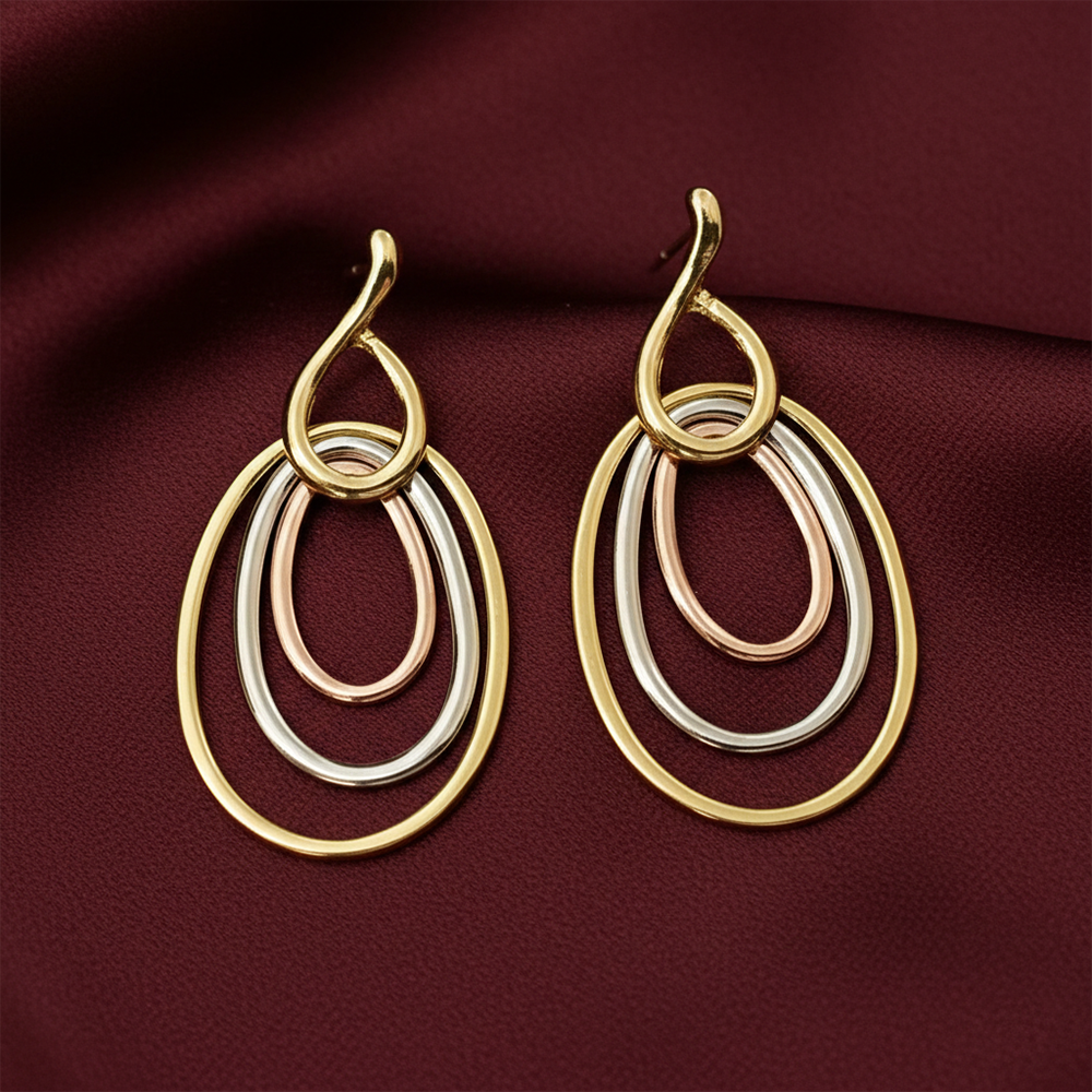 JewelMaze Anti-Tarnish Lightweight Earrings for Women