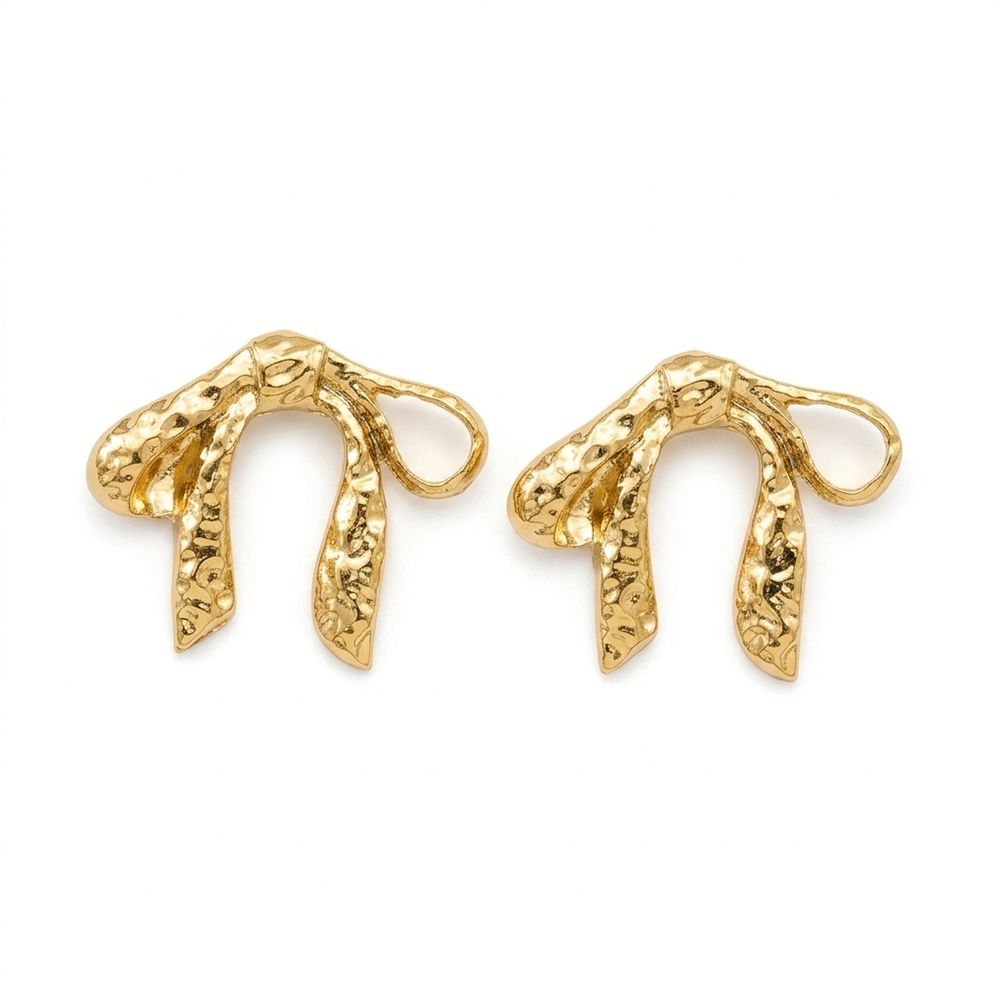JewelMaze Elegant Anti Tarnish Bow Design Earrings for Women