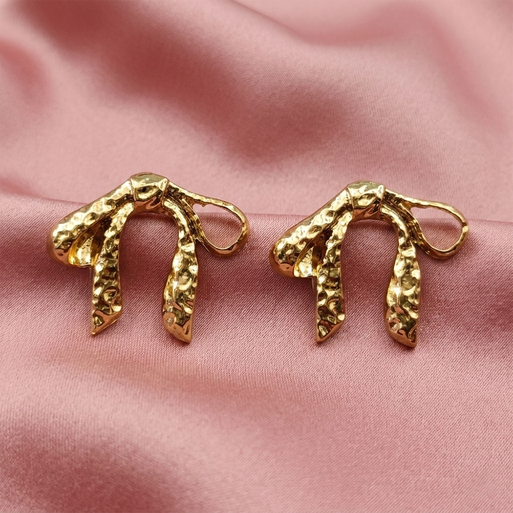 JewelMaze Elegant Anti Tarnish Bow Design Earrings for Women
