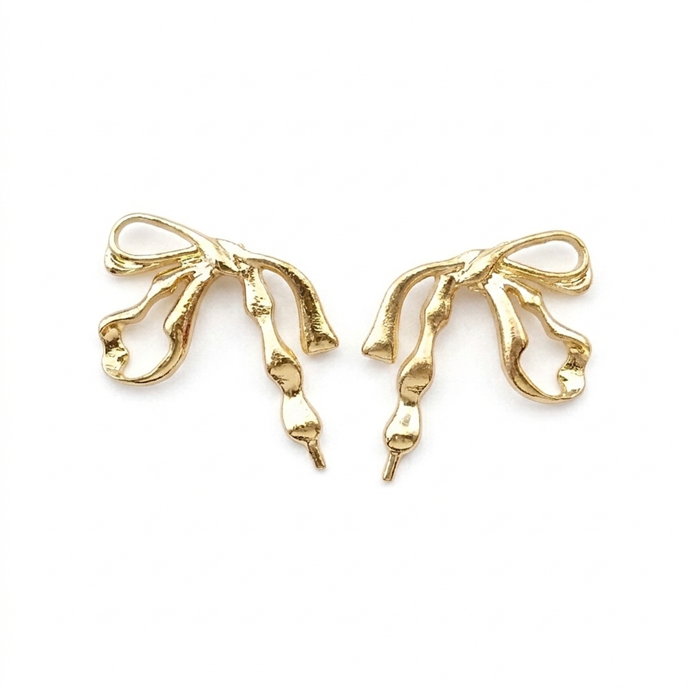 JewelMaze Stylish Anti Tarnish Bow Shape Earrings for Women