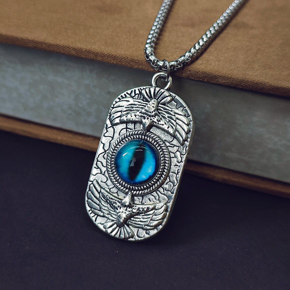 JewelMaze Dragon Devil's Eye Chain Pendant