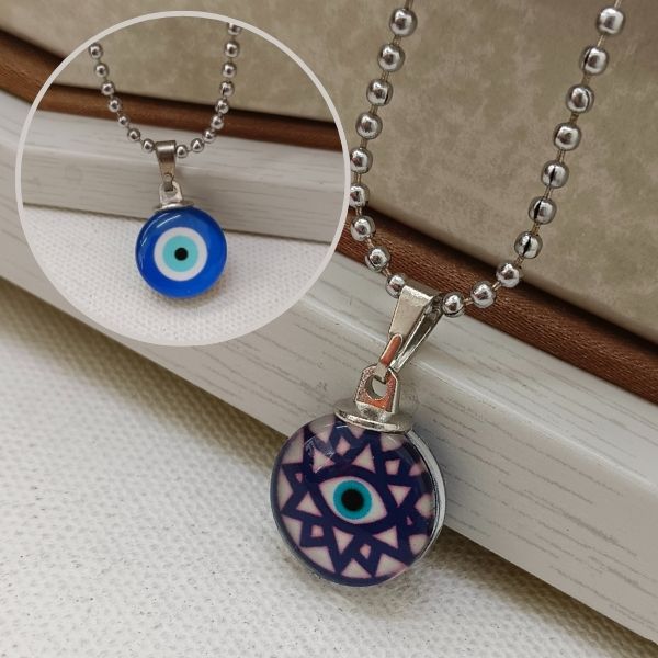 JewelMaze Evil Eye Chain Pendant
