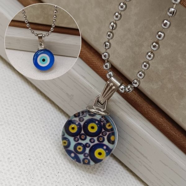JewelMaze Evil Eye Chain Pendant