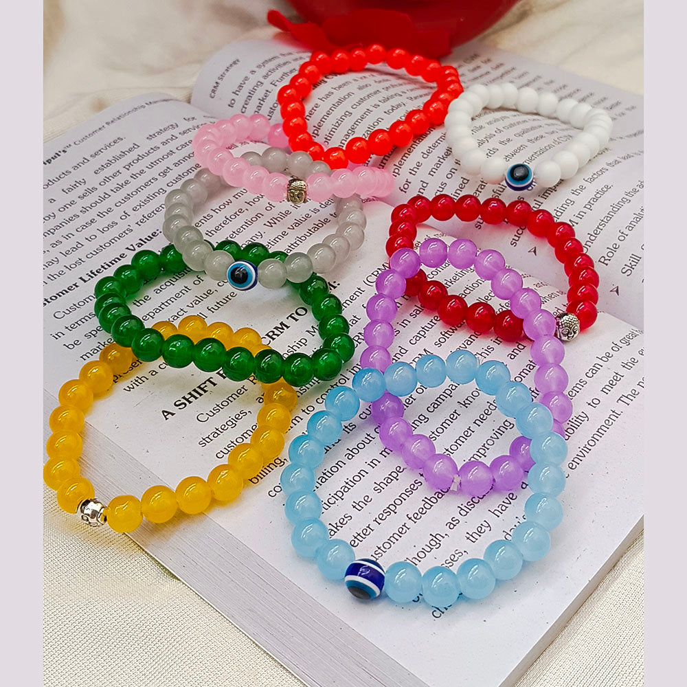 Navratri Special 9 Colors Bracelet Combo Set Festive Multicolor Bracelets Combo for Women & Girls