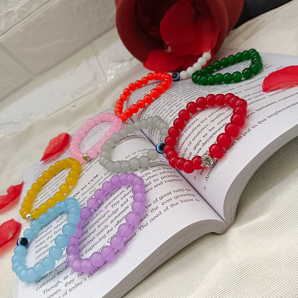 Navratri Special 9 Colors Bracelet Combo Set Festive Multicolor Bracelets Combo for Women & Girls