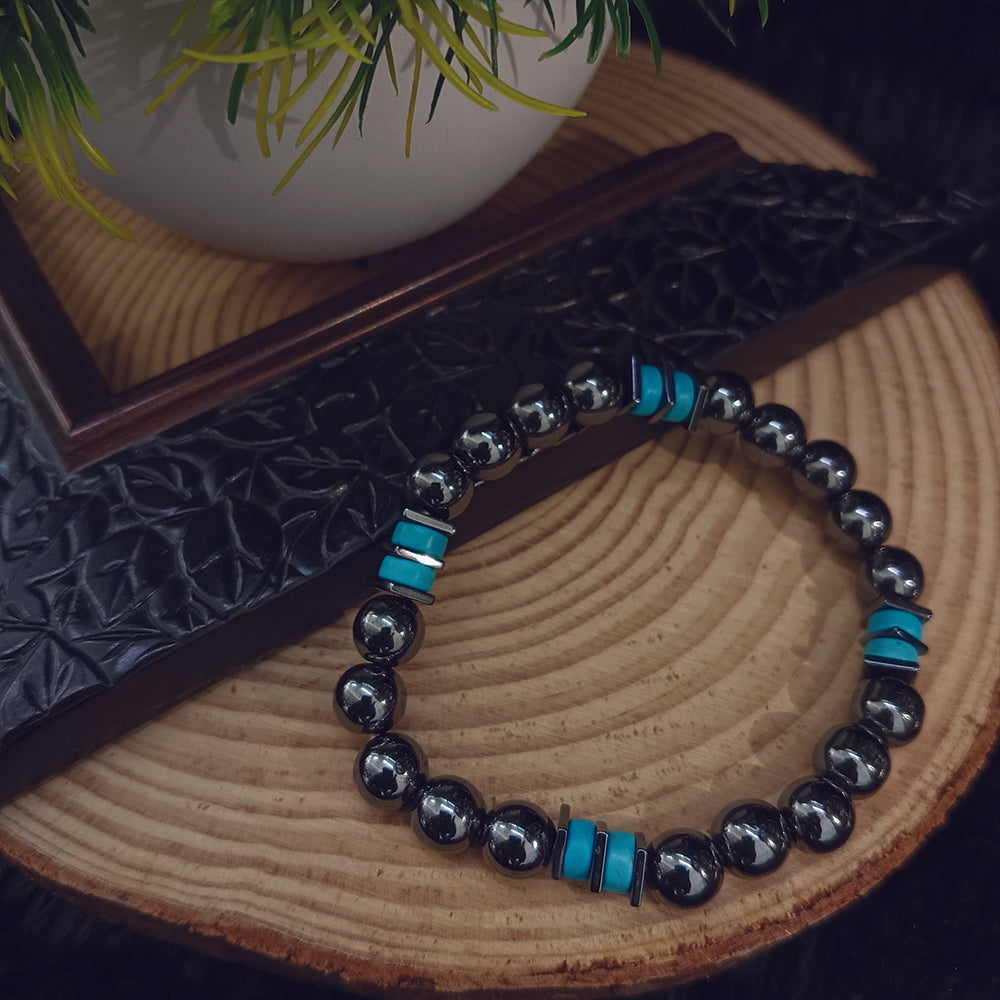JewelMaze Black Gun Metal Bracelet