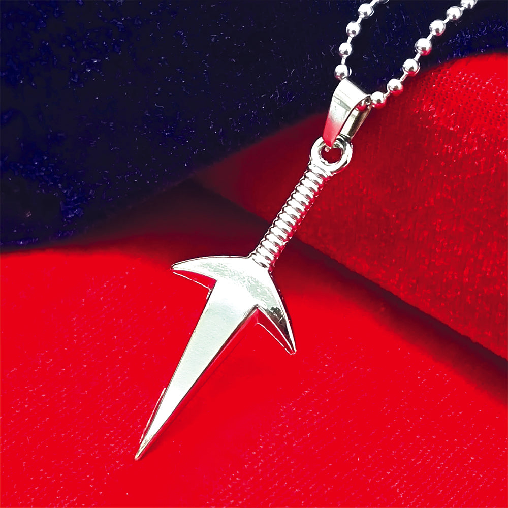 Jewelmaze Trendy Silver Tone Arrow Pendant Chain