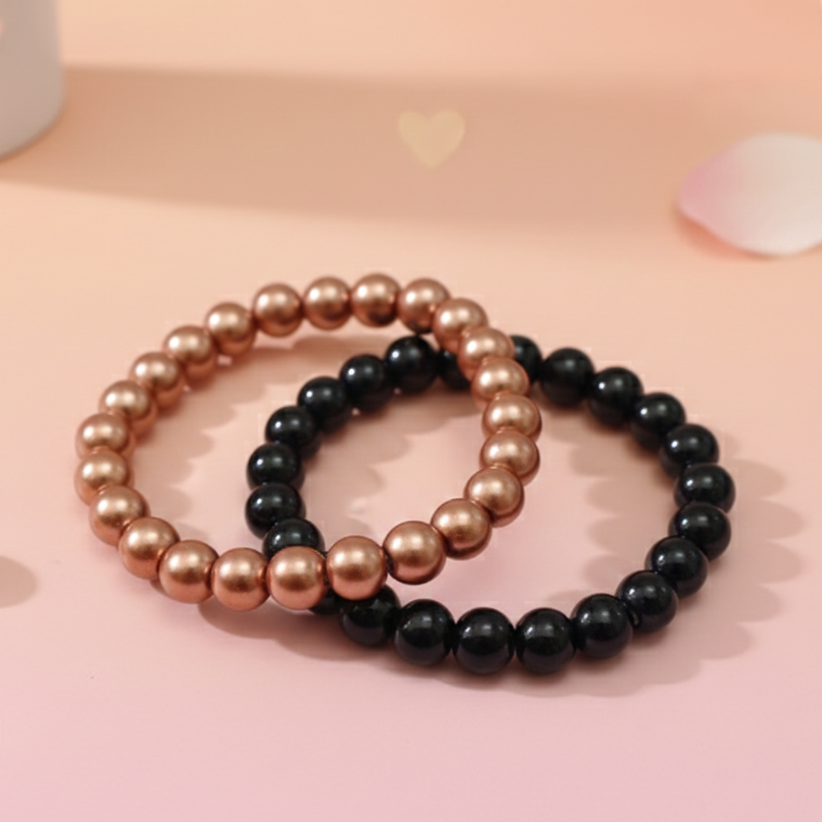 JewelMaze Trendy Beaded Bracelet Combo Designed for Comfort