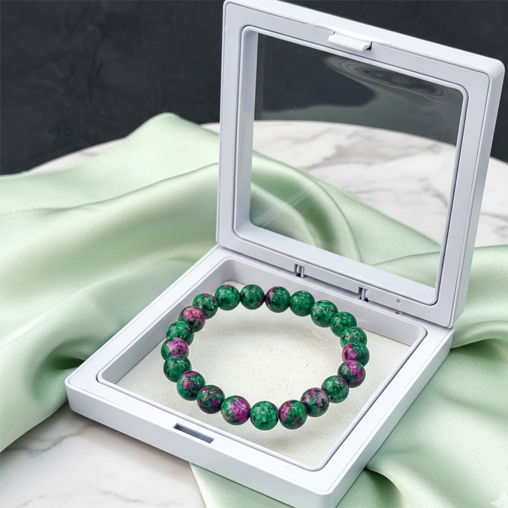 JewelMaze Ruby Zoisite Natural Stone Bracelet