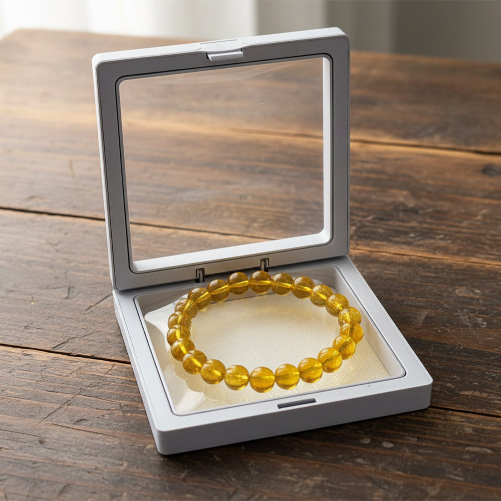JewelMaze Citrine Natural Stone Bracelet