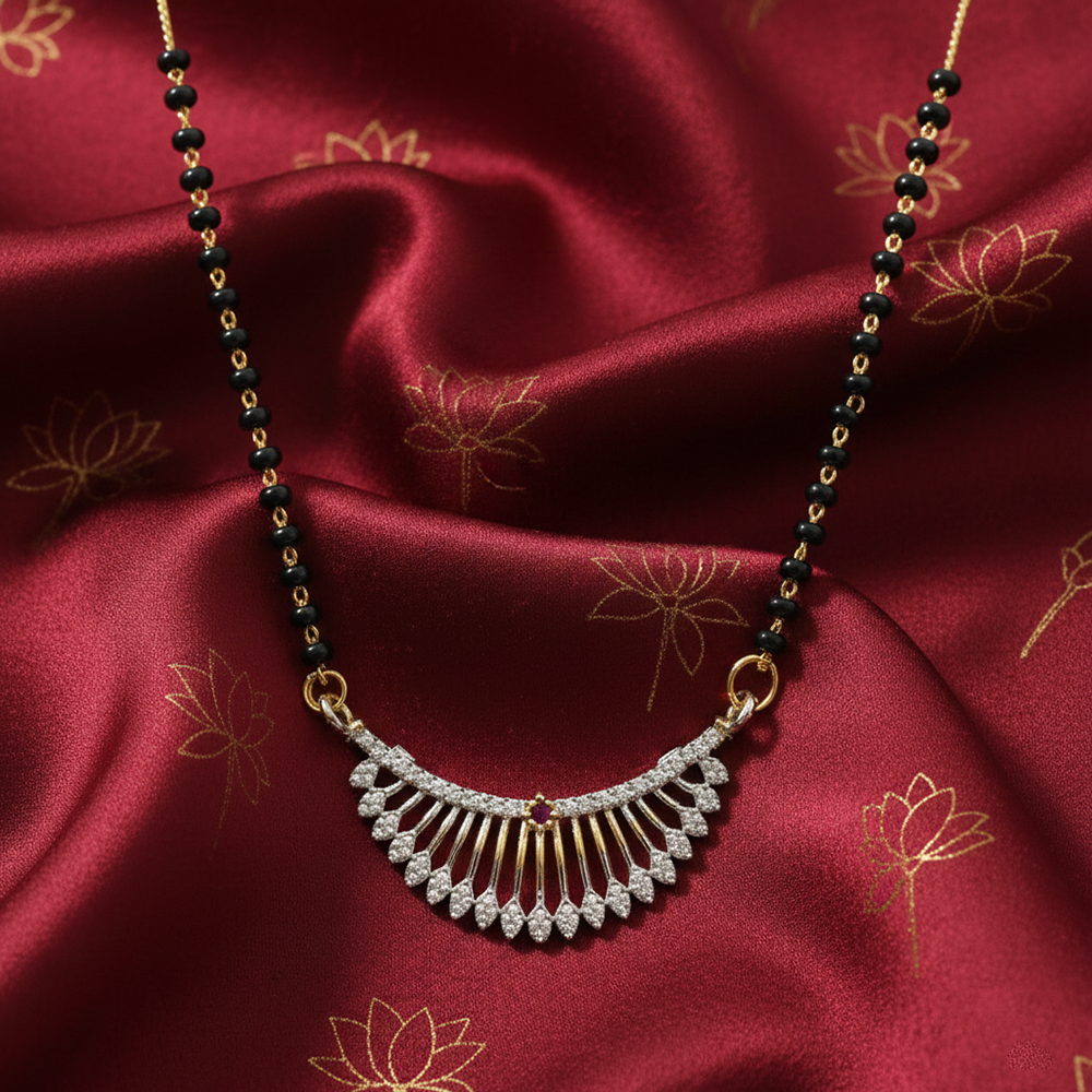 JewelMaze Trendy Lightweight Mangalsutra for Daily Styling