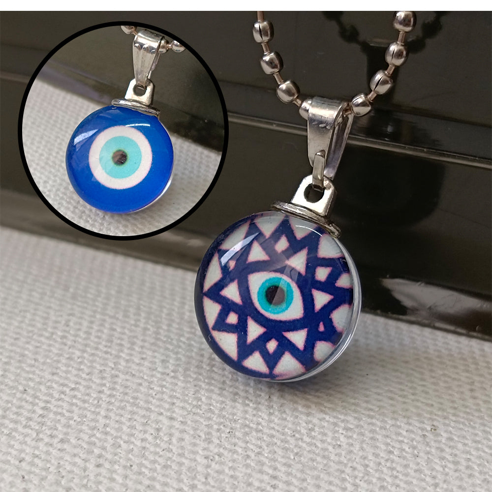 JewelMaze Evil Eye Chain Pendant
