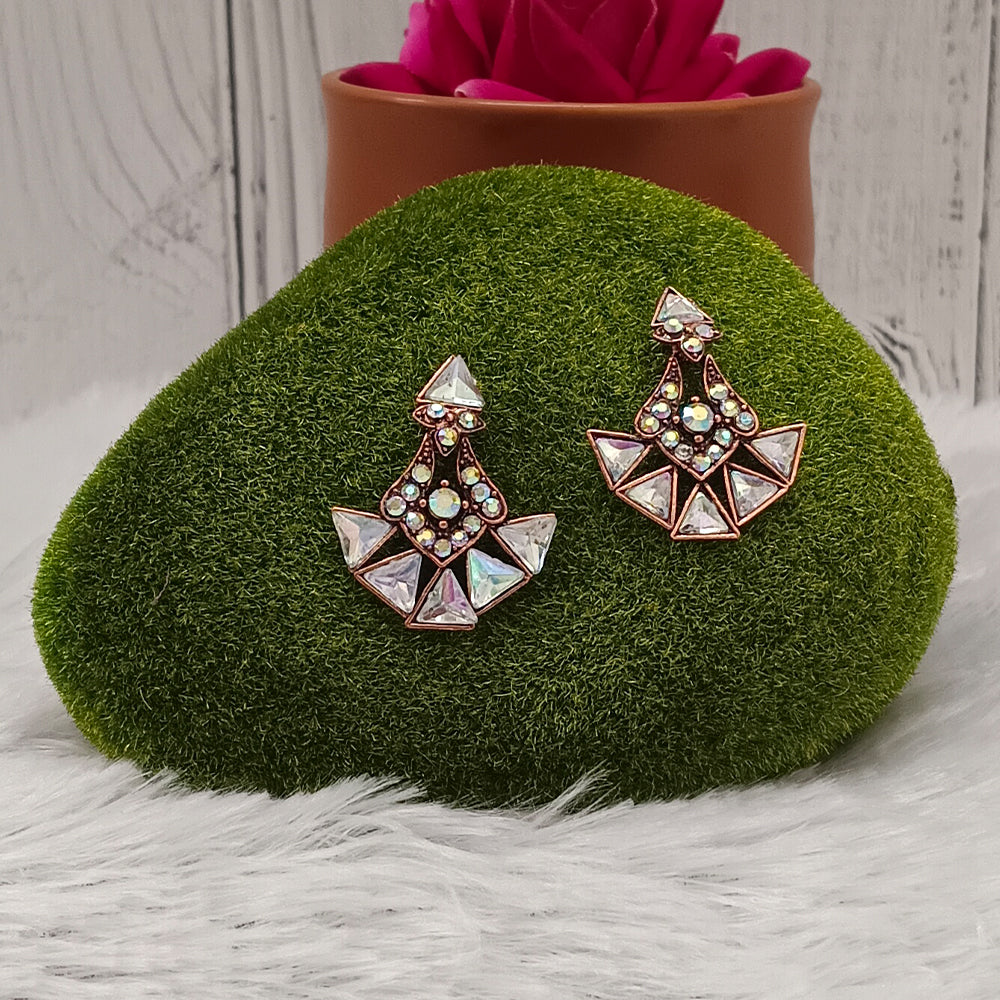 Bhavi Jewels Set of 5 Copper Earrings Combo