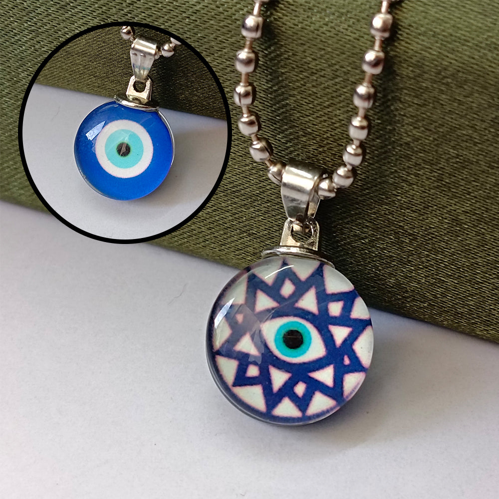JewelMaze Evil Eye Chain Pendant