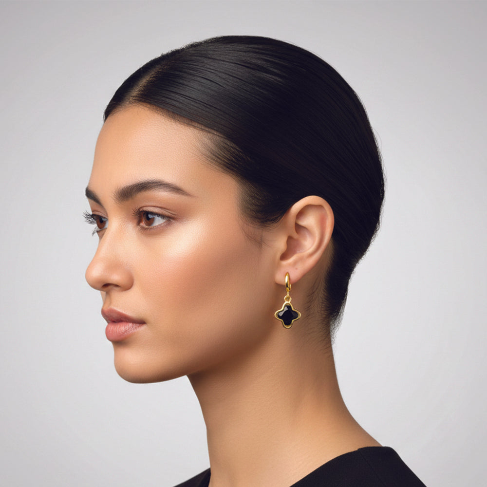 JewelMaze Set of 3 Gold Plated American Diamond Earrings Combo