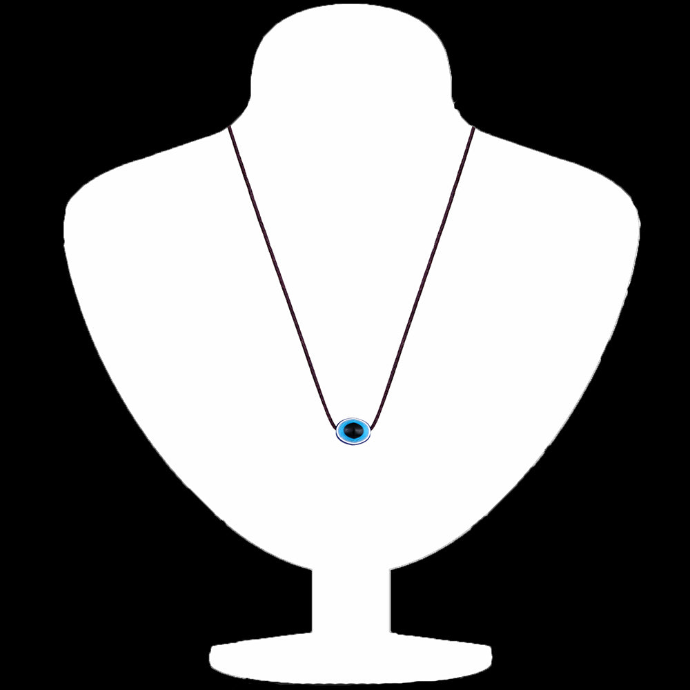 Mahi Combo of Evil Eye Pendant & Anklet with Beads for Women (CO1105583R)