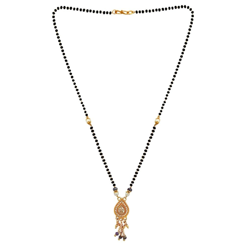 JewelMaze Traditional Austrian Stone Mangalsutra