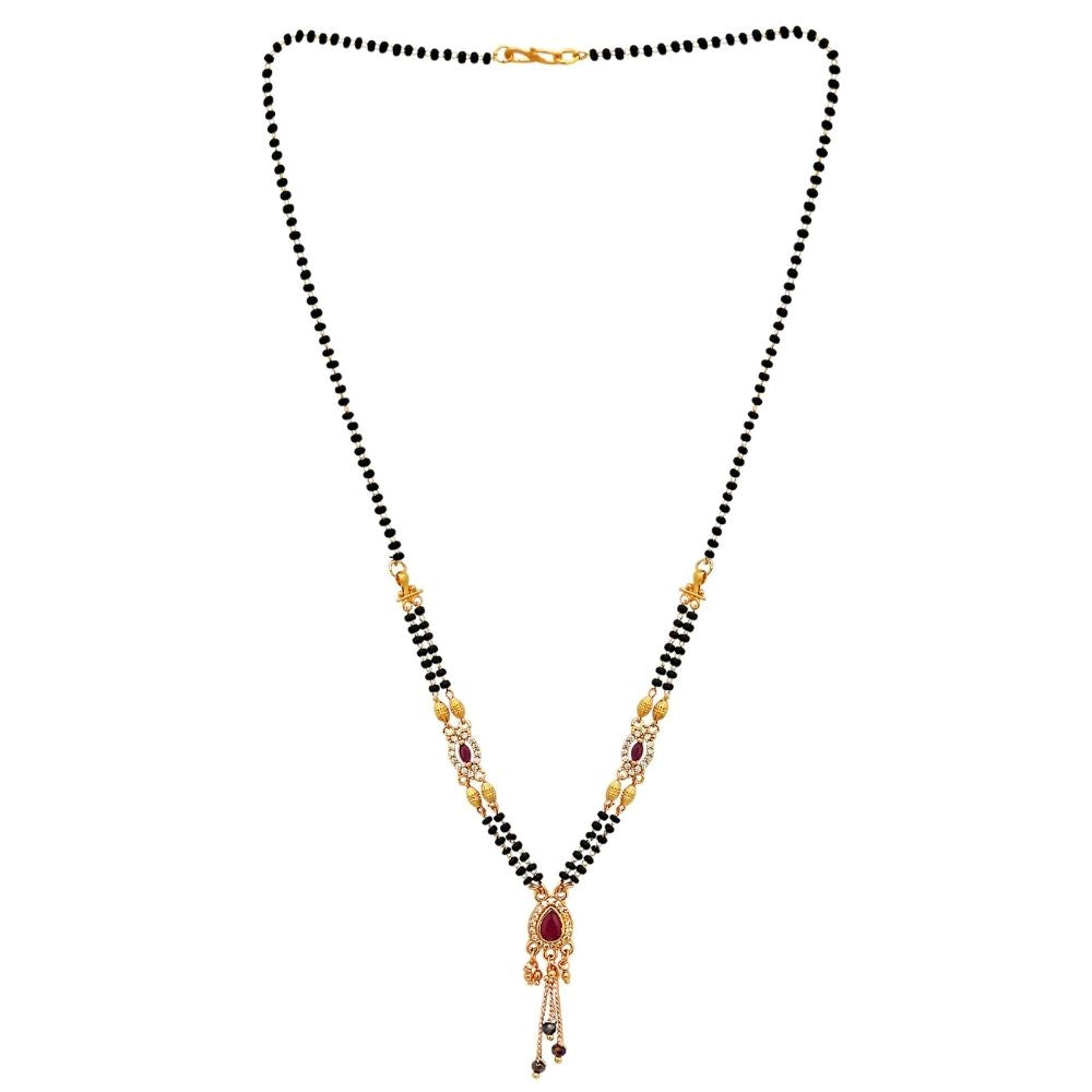 JewelMaze Elegant Austrian Stone Mangalsutra for Women