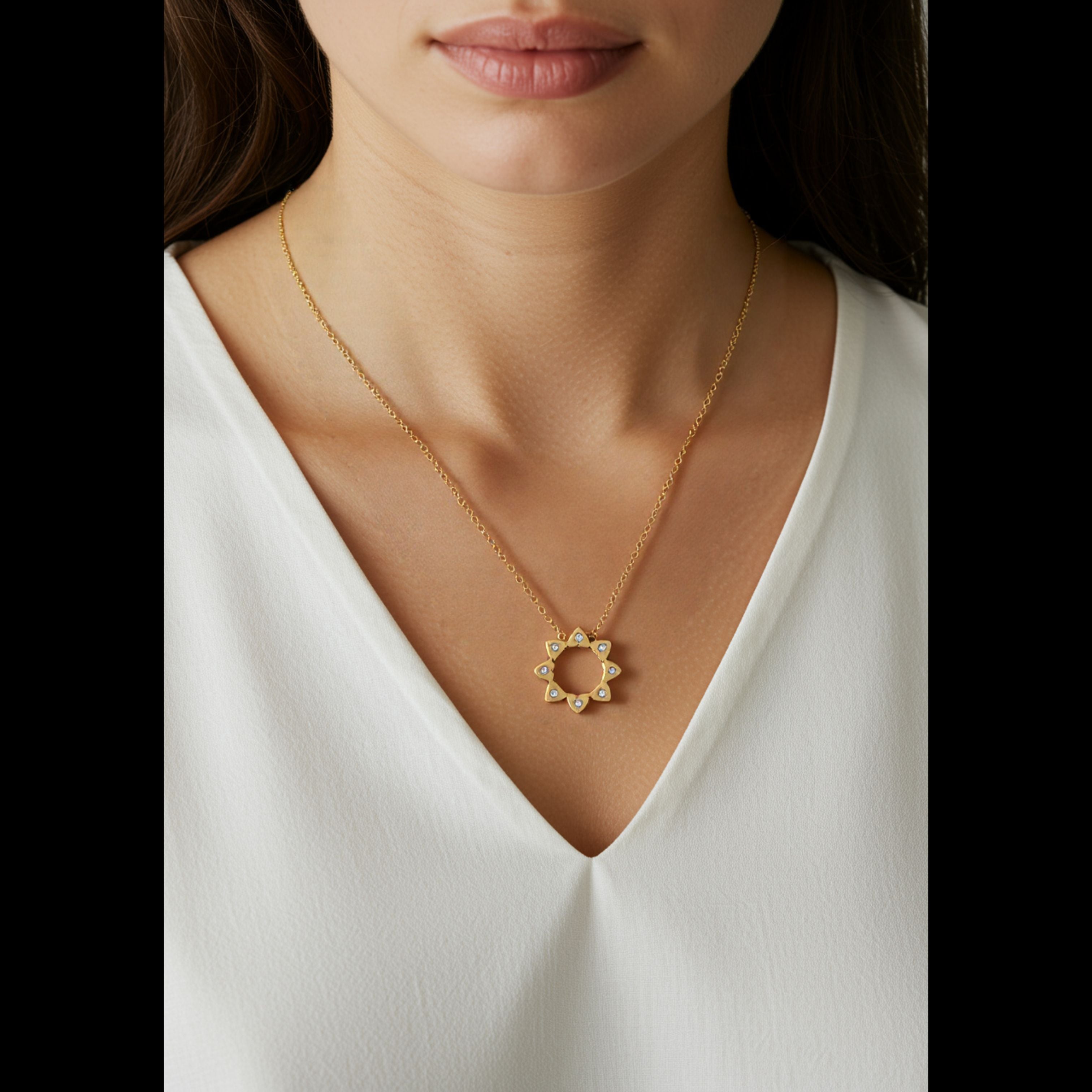JewelMaze Stainless Steel  Necklace
