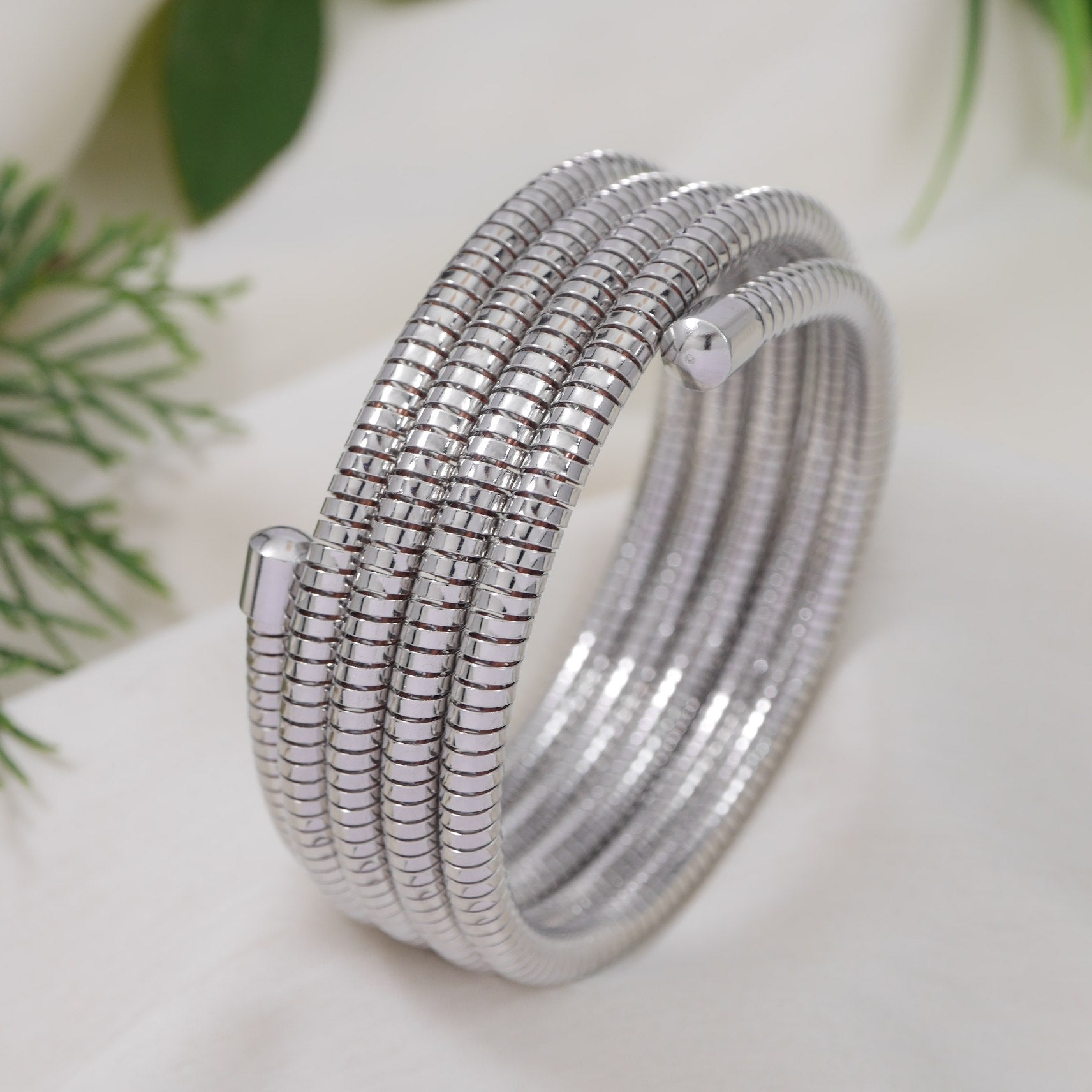 JewelMaze Swirl Layered Western Bracelet