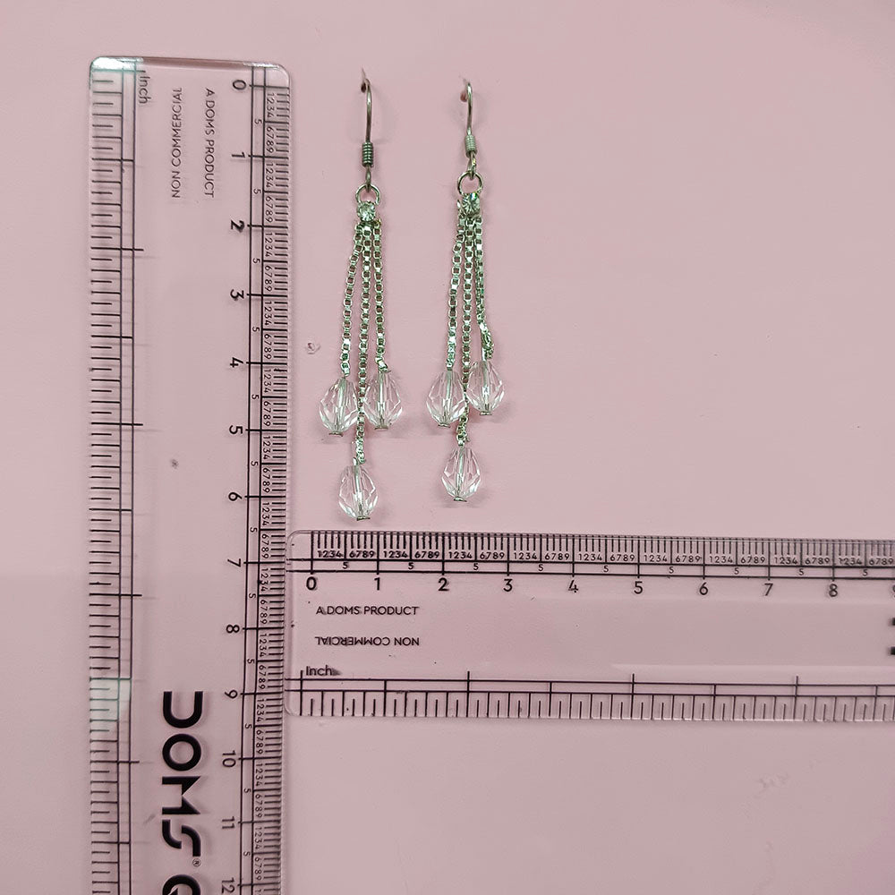 JewelMaze Radiant Crystal Stone Occasion Earrings for Women