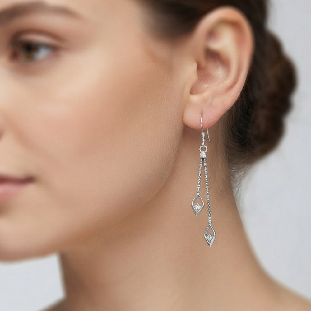 JewelMaze Timeless Crystal Stone Party Wear Earrings