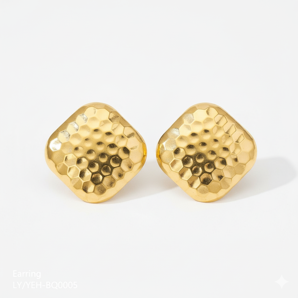 JewelMaze Demi Fine Anti Tarnish Stud Earrings
