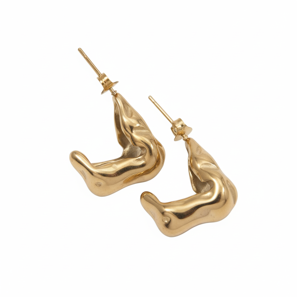 JewelMaze Demi Fine Anti Tarnish Stud Earrings