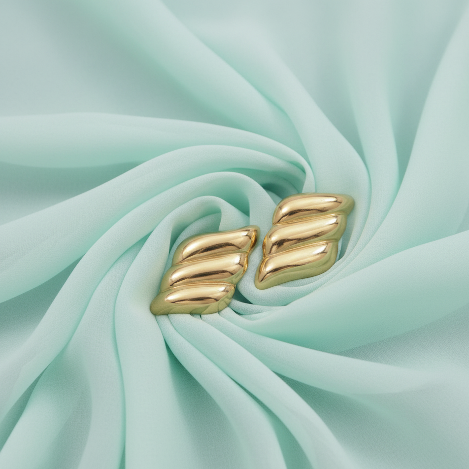 JewelMaze Demi Fine Anti Tarnish Stud Earrings